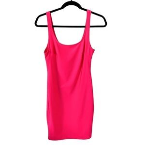 Hottie Neon Pink Stretch Dress